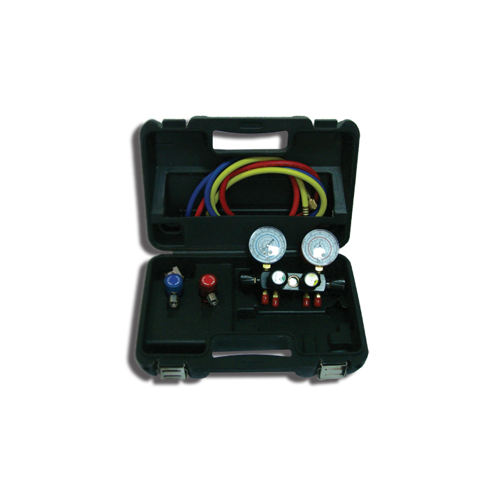 Манометрический коллектор 4-х вентильный для R-1234yf