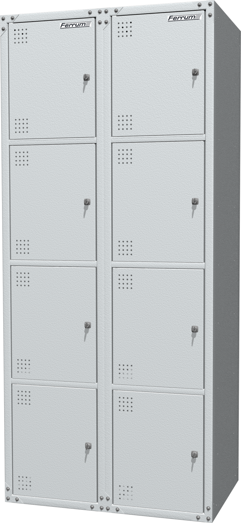 Шкаф раздевальный двухсекционный серии "Standart"  03.428-7035