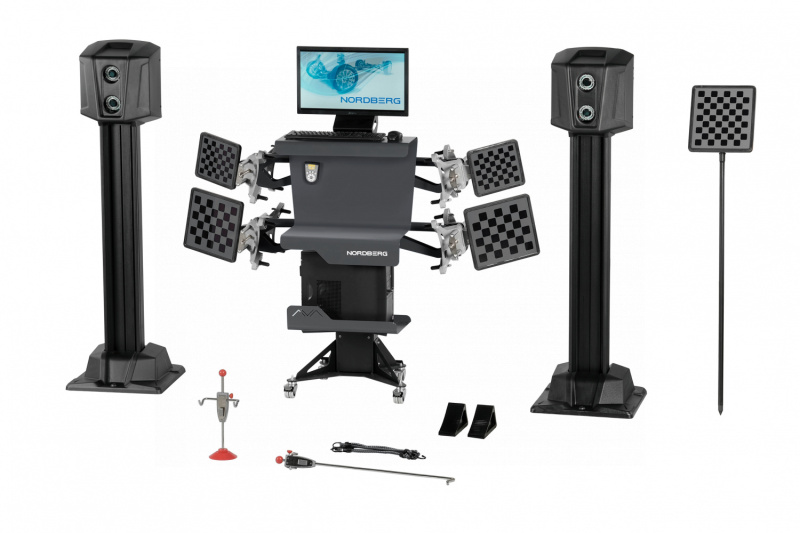 Стенд сход-развал 3D для грузовых авто, серый NORDBERG C804 TRUCK (7015)