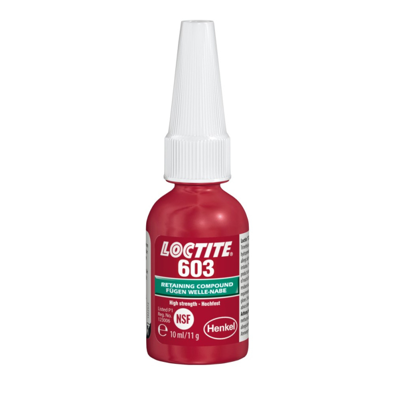 Вал-втулочный фиксатор высокопрочный, быстроотверждаемый 10 мл LOCTITE 603 10ML 1971542