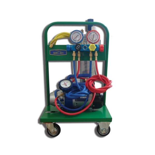 Заправочная станция с комплектом переходников и шлангов и мерной колбой SMC 402-3 C