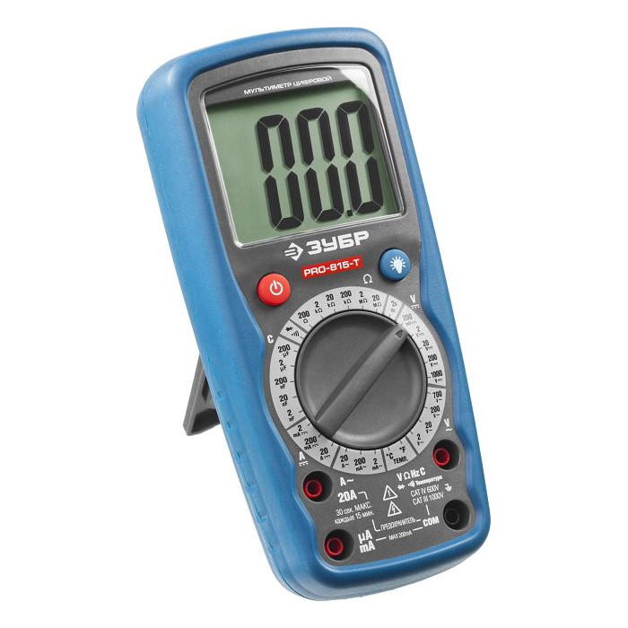 Мультиметр ЗУБР " ПРОФЕССИОНАЛ " PRO-815-Т цифровой 59815-T