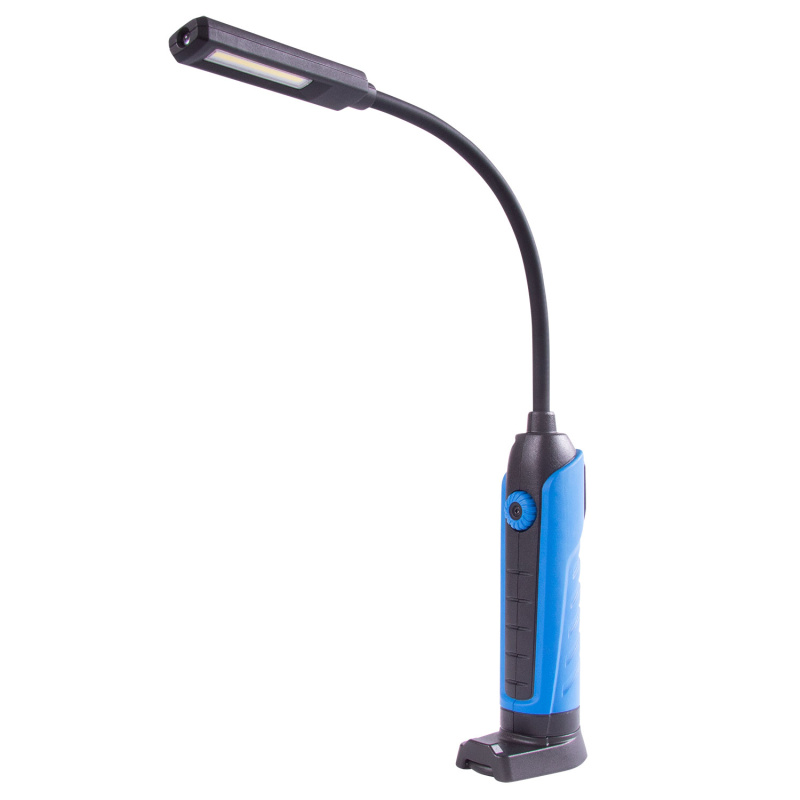 KING TONY Фонарь светодиодный, гибкий, магнит, 1 элемент, Li-Ion, 3,7 В 9TA251A