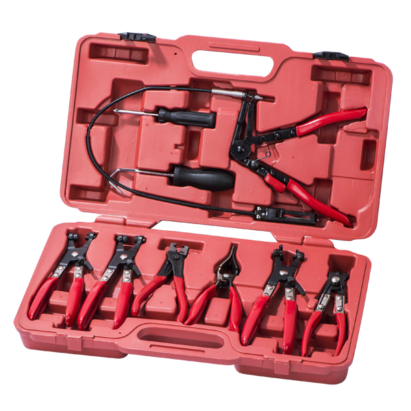 Набор щипцов для демонтажа пружинных хомутов патрубков,9 предметов ST120