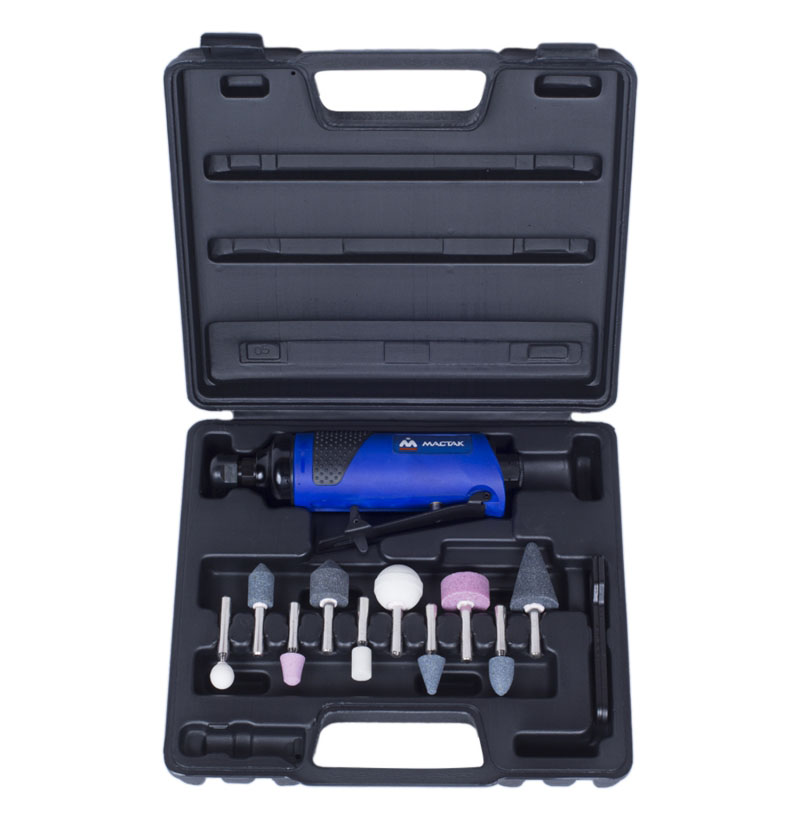 MACTAK Бормашинка пневматическая с принадлежностями, 13 пр. 610-13C