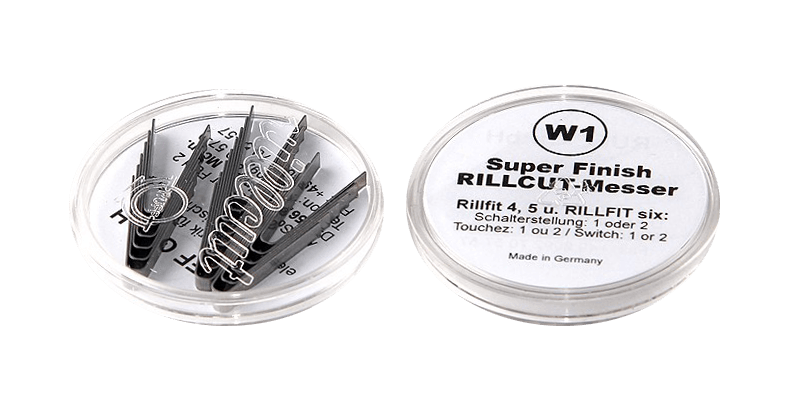 Лезвия для нарезки протектора угловые W-1 (20шт) RILLCUT S145/W-1