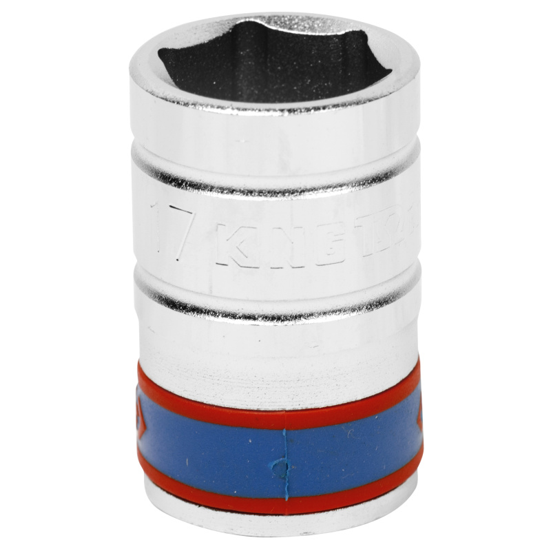 KINGTONY Головка торцевая стандартная 6 гр., 17мм, 1/2"  433517М