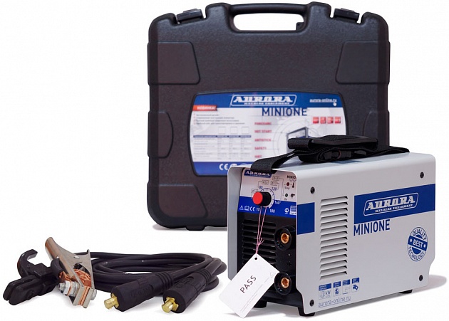 Сварочный инвертор с аксессуарами в кейсе Aurora MINIONE 1600 12854